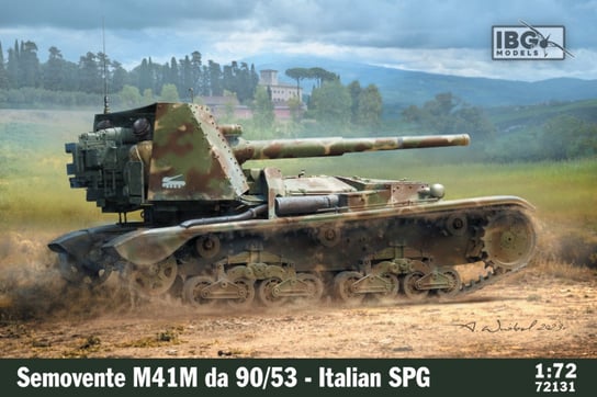 Ibg, Model Plastikowy, Semovente M41m Da 90/53 Italian Selfproelled IBG Models