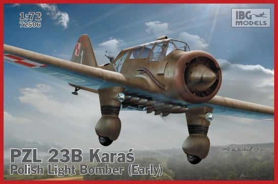 IBG, PZL. 23B Karaś Polish Light Bomber (Early product), Model do sklejania IBG Models