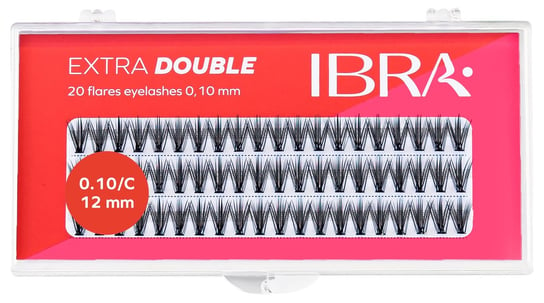 Ibra, Extra Double, kępki rzęs 0.10 C 12 mm Ibra