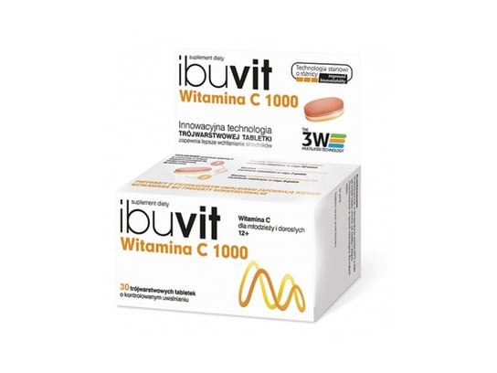Ibuvit Witamina C 1000, suplement diety, 30 tabletek POLPHARMA