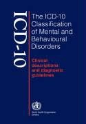 ICD-10 Classification of Mental and Behavioural Disorders Simms G. O.