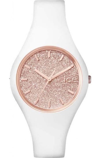 Ice Watch, Zegarek damski, Glitter White, ICE.001343, biało-różowy ICE WATCH