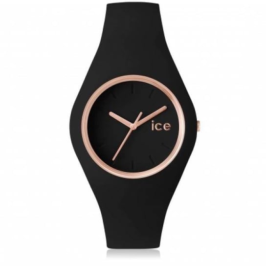 Ice-Watch, Zegarek, glam-Black rose-gold-Medium ICE-WATCH