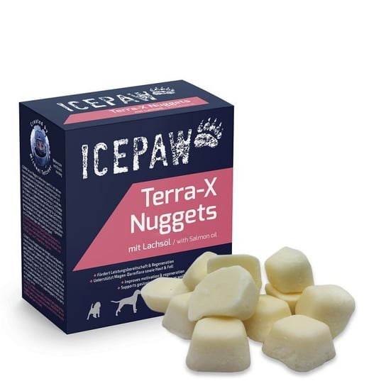 ICEPAW Terra-X Nuggets - przekąska energetyczna z olejem z łososia dla psów (40szt.) Ice Paw
