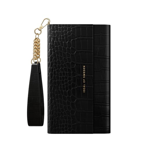 iDeal of Sweden Clutch do IPHONE 11 PRO / XS / X Jet Black Croco iDeal of Sweden