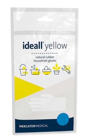 ideall® yellow - rękawica gospodarcza 1 para rozm. S, rozmiar S Mercator Medical