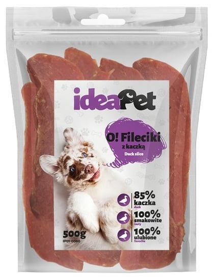 IdeaPet Fileciki z kaczką 500g IDEA