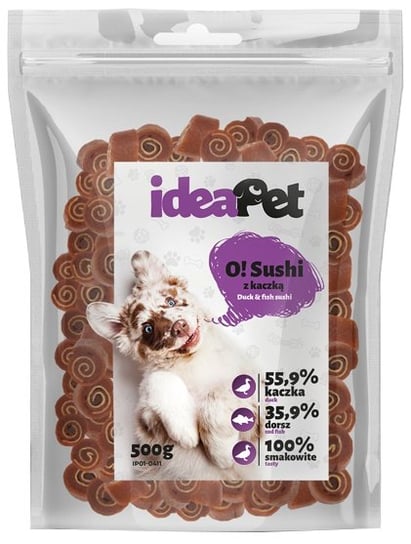 IdeaPet Sushi z kaczką 500g IDEA