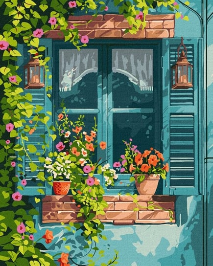 IDEYKA Pintura por números Cuadros con Numeros Paisaje Sorprendente art selena ua d39 con marco de madera