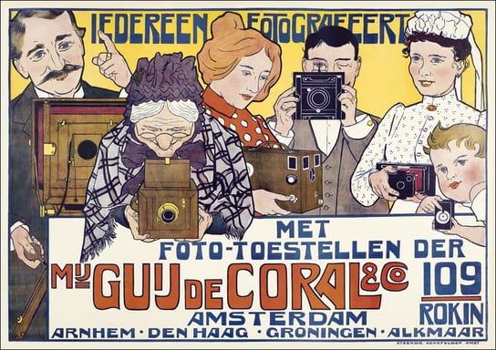 Iedereen fotografeert, Johann Georg van Caspel - plakat 91,5x61 cm Galeria Plakatu