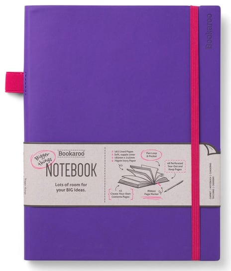 IF, notatnik bookaroo journal duży fioletowy IF