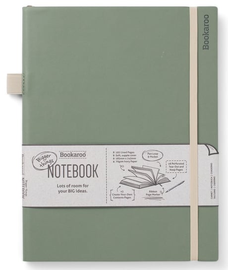 IF, notatnik bookaroo journal duży zielony IF