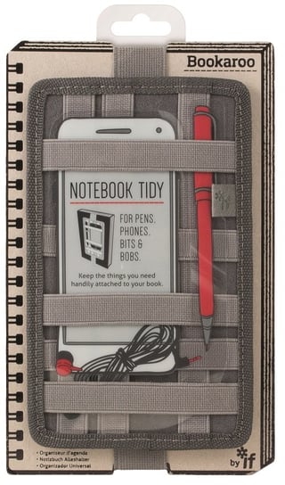 IF, Organizer na notes, Szary Bookaroo Notebook Tidy IF