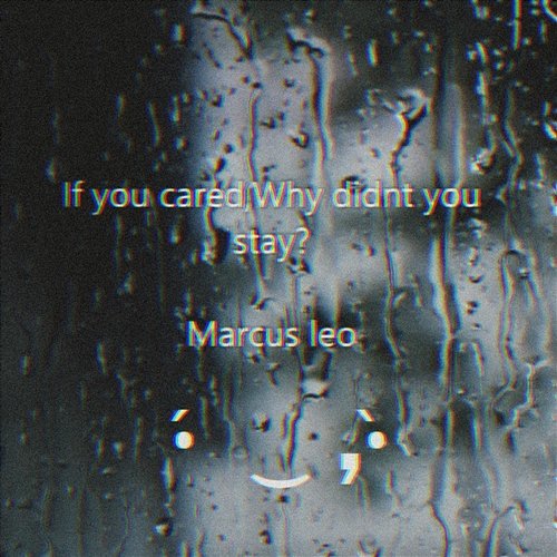 If You Cared, Why Didnt You Stay? Marcus Leo