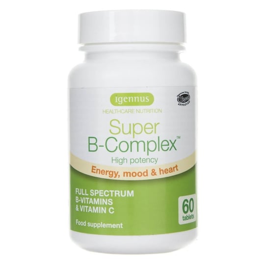 Igennus, Super B-Complex, Suplement diety, 60 tabletek Igennus
