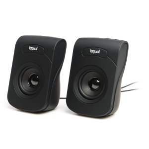 iggual Altavoces 2.0 6W minijack + USB Konik