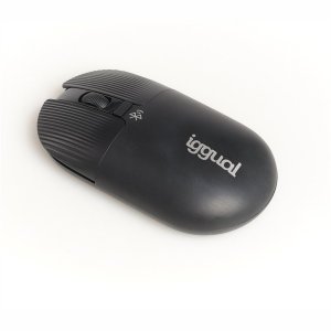 iggual - Bezprzewodowa mysz Bluetooth YIN do komputera | Kompatybilny z Windows, MacOS i Androidem | Do 1600 DPI – czarny Asus