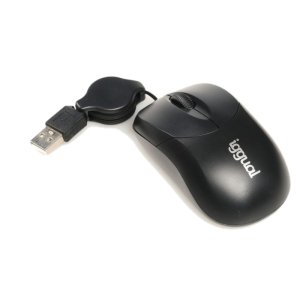iggual IGG316832 Oburęczna mysz USB typu A 800 dpi Asus