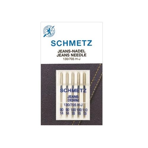 Igły Schmetz do jeansu (denimu), 5 szt. 2x90, 2x100, 1x110 Schmetz