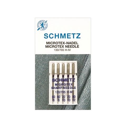 Igły Schmetz do jedwabiu i mikrofazy, 5 szt. 2x60, 2x70, 1x80 Schmetz