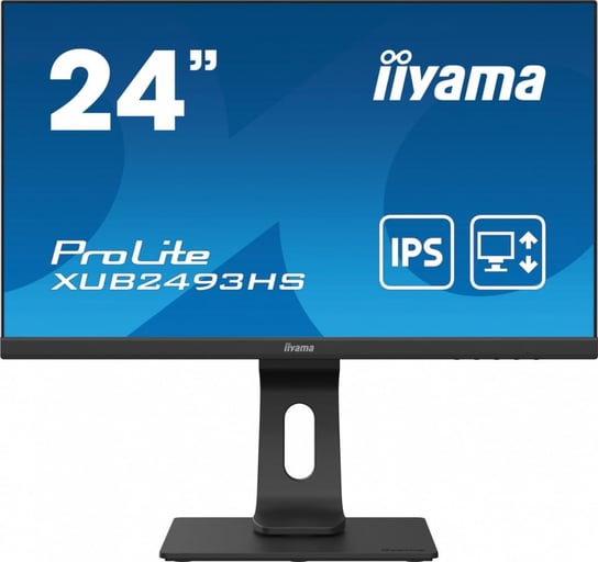 IIYAMA Monitor 24 cale XUB2493HS-B4 IPS, HDMI, DP, VGA, 2x2W, HAS iiyama