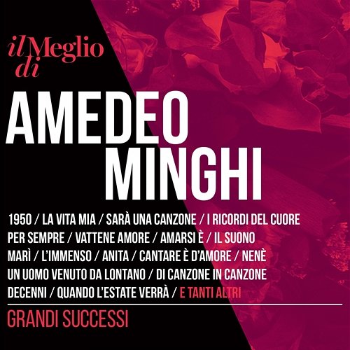 Il Meglio Di Amedeo Minghi: Grandi Successi Amedeo Minghi