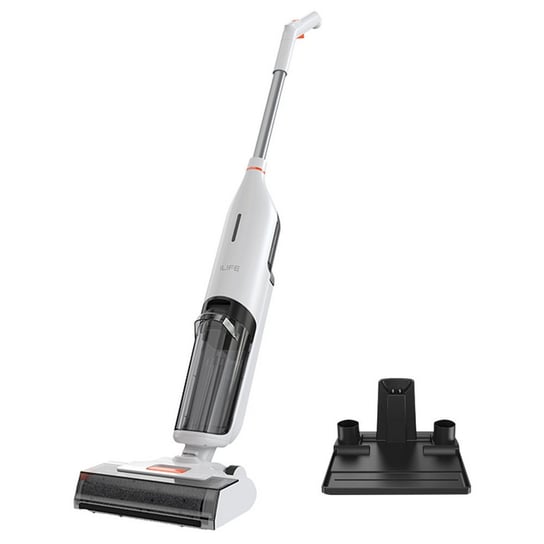 ILIFE W90 Bezprzewodowy odkurzacz do pracy na mokro i na sucho, Mop i mycie 3 w 1, samooczyszczanie, zbiornik na wodę 700 ml, czas pracy 30 minut iLife