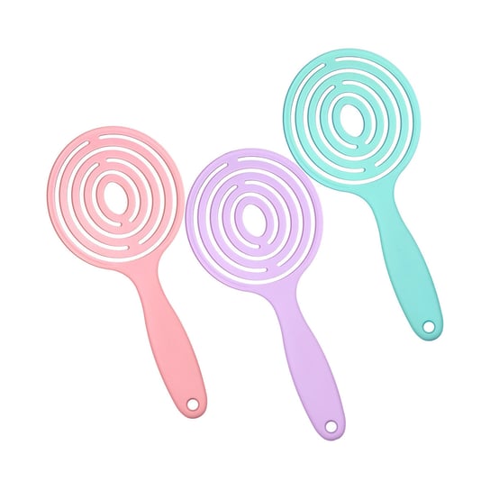 ilū by Tools For Beauty, Lollipop Candy – Zestaw 3 szczotek do rozczesywania włosów, 3 szt. Tools For Beauty