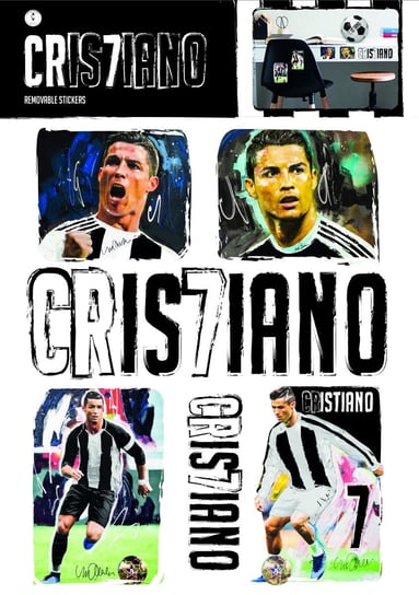 Imagicom, Naklejka ścienna zdejmowalna Cristiano Ronaldo Imagicom