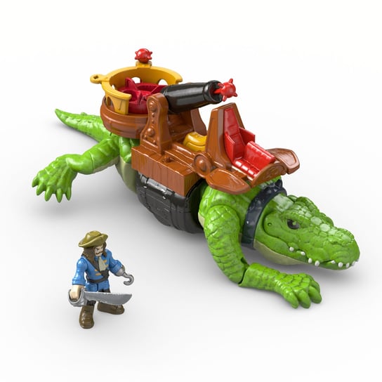 Imaginext, figurki Kroczący krokodyl i pirat Hak, DHH63 Imaginext