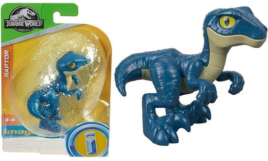 Imaginext Jurassic World Baby Dino Raptor Blue Mattel
