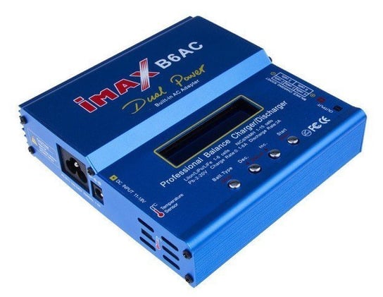 Imax, ładowarka B6AC 80W z zasilaczem + adaptery Imax