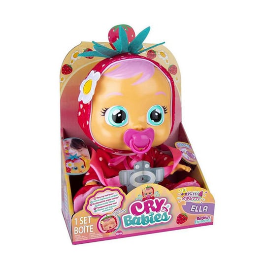 IMC Toys, Cry Babies Tutti Frutti, Płacząca lalka Ella Truskawka TM Toys