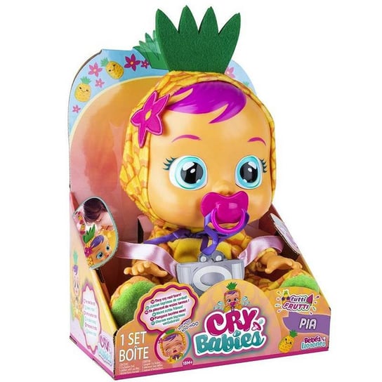 IMC Toys, Cry Babies Tutti Frutti, Płacząca lalka Pia Ananas IMC Toys