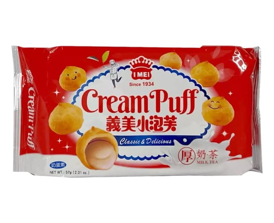 Imei Cream Puff Kulki Wypełnione Nadzieniem Mleczno-Herbacianym 57G Inna marka