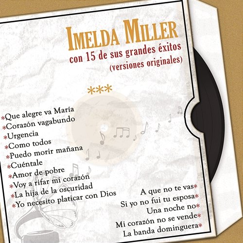Imelda Miller Con 15 de Sus Grandes Éxitos (Versiones Originales) Imelda Miller