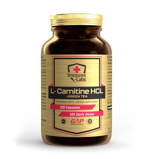 Immune-Labs L-Carnitine HCL + Green Tea 120 kapsułek Immune Labs
