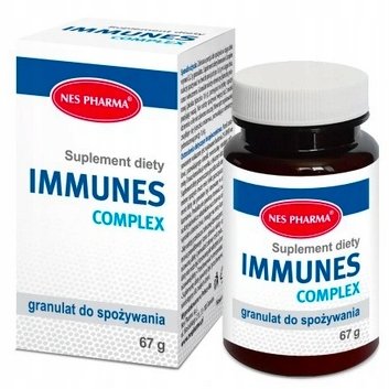 Immunes, Complex, Witamina C D cynk granulat, 67 g NES PHARMA