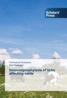 Immunoprophylaxis of ticks affecting  cattle Gurusamy Ponnudurai, Natarajan Rani