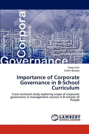 Importance of Corporate Governance in B-School Curriculum Nair Sreeja