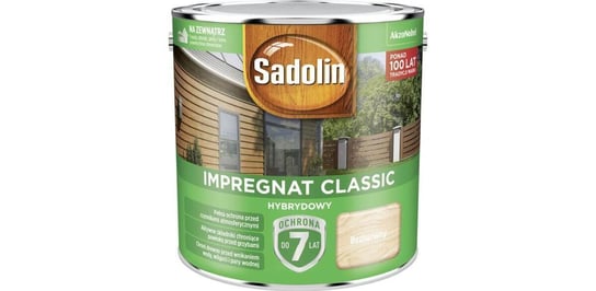 Impregnat Classic Hybrydowy Bezbarwny 2,5L Sadolin SADOLIN