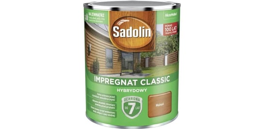 Impregnat Classic Hybrydowy Mahoń 0,75L Sadolin SADOLIN