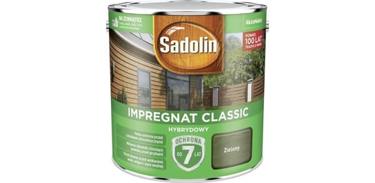 Impregnat Classic Hybrydowy Zielony 2,5L Sadolin SADOLIN