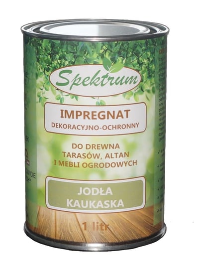 Impregnat do drewna dekoracyjno-ochronny SPEKTRUM 5 litrów kolor "Jodła Kaukaska" Spektrum