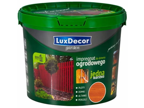 Impregnat do drewna Luxdecor garden 10L kasztan 008672 LuxDecor