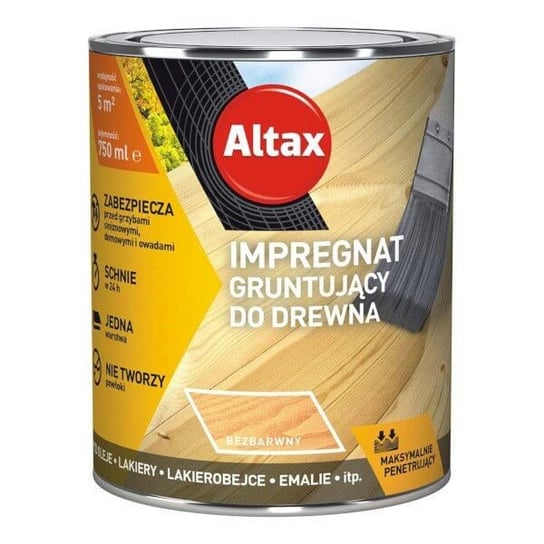 Impregnat Gruntujący Bezbarwny 0,75L Altax Altax