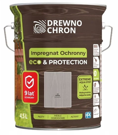 Impregnat Ochronny Eco&Protection Popiel 4.5L Drewnochron DREWNOCHRON