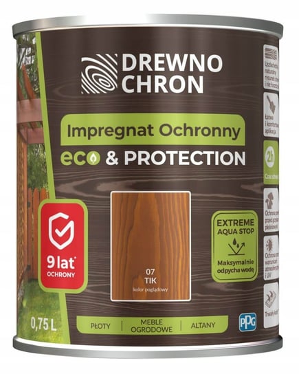 Impregnat Ochronny Eco&Protection Tik 0.75L Drewnochron DREWNOCHRON