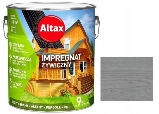 Impregnat żywiczny 9 l szary Altax 1220 Altax