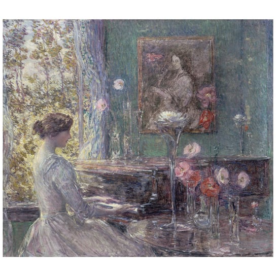 Improvisation - Childe Hassam 55x60 Legendarte